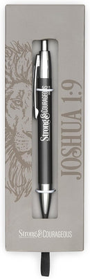 Strong & Courageous Gift Pen - Joshua 1:9