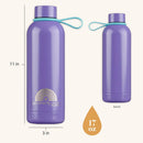 Wonderfully Made Stainless Steel Water Bottle with Stickers - Psalm 139:14