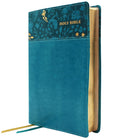NASB Large Print Personal Size Bible, Teal Leathersoft