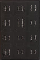 Bible Indexing Tabs, Black