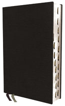 NIV Large Print Quest Study Bible, Thumb Indexed, Black