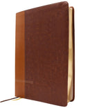 NIV Large Print Application Bible, Brown