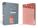 NIV, Thinline Bible, Large Print, Leathersoft, Pink, Red Letter