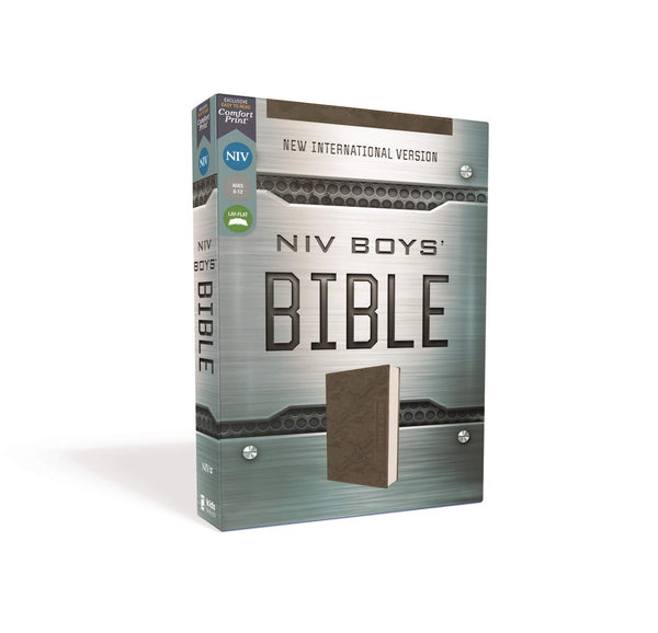 NIV, Boys' Bible, Leathersoft, Brown Camo