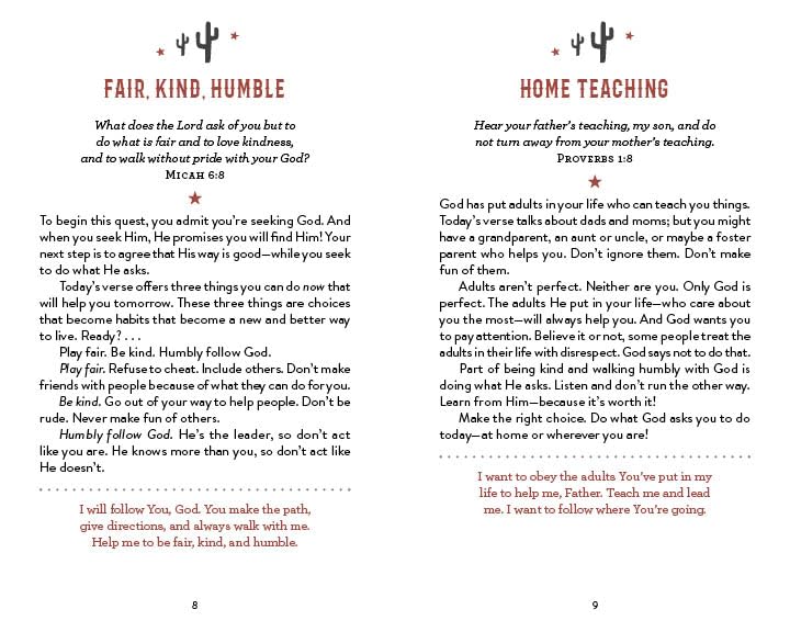 Encouraging Devotions for Boys