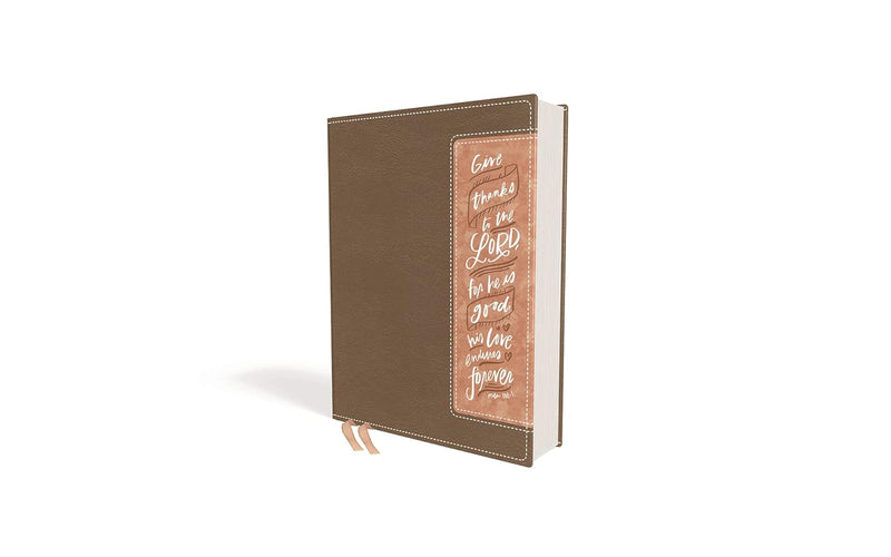 NIV Beautiful Word Bible, Updated Edition, Brown/Blush