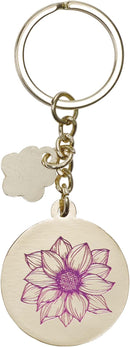 Grow in Grace Metal Key Ring