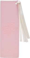 Under His Wings Pink Faux Leather Bookmark