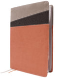 NIV Application Bible, Coral/Gray Leathersoft