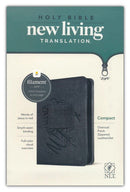 NLT Compact Bible, Zippered, Gray