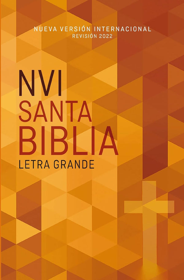 NVI, Santa Biblia, Revisión 2022, Edición económica, Letra grande, Tapa rústica