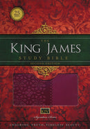 KJV The King James Study Bible, Second Edition, Thumb Indexed, Burgundy