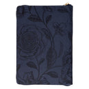 Amazing Grace Navy Blue Floral Zippered Journal