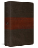ESV Large Print Personal Size Bible, Forest/Tan