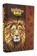 NIrV Adventure Bible w/ Magnetic Closure, Brown Lion