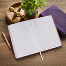 Things Are Possible Burgundy Faux Leather Classic Journal - Matthew 19:26