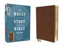 NIV Quest Study Bible Large Print, Brown