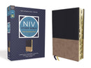NIV Study Bible Fully Revised Edition, Leathersoft Navy/Tan, indexed
