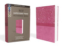 NIV Super-Giant Print Reference Bible, Pink