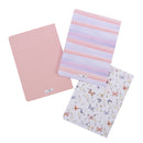 Blessed Pink Butterfly 3-Piece Large Notebook Set - John 1:16