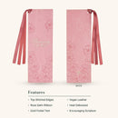 Amazing Grace Ballet Pink Faux Leather Bookmark