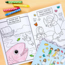 My First Bible Stories Coloring & Activity Book with 4 Crayons and 50+ Stickers