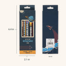 Be Courageous Blue Ink Ballpoint Pen Set - Joshua 1:9