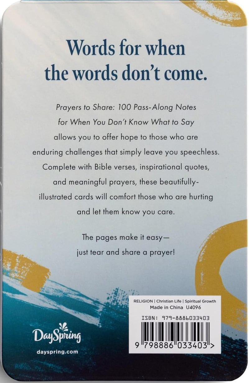 Prayers to Share: 100 Pass-Along Notes for When You Don't Know What to Say