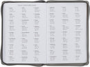 2027 Trust in the Lord Soft Gray Faux Leather Executive Planner with Zipper Closure - Proverbs 3:5