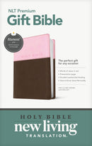 Premium Gift Bible NLT, Filament Enabled, Pink/Dark Brown