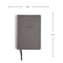 NASB Large Print Thinline Value Bible, Gray