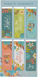 Joyful Faith Floral Magnetic Bookmark Set