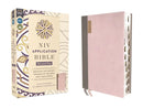 NIV Personal Size Application Bible, Pink Leathersoft, Indexed