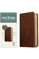 NLT Pocket Thinline Bible, Brown Cross