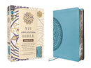 NIV Application Bible Large Print, Teal, Thumb Indexed