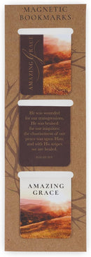 Amazing Grace Die-cut Magnetic Bookmark Set - Isaiah 53:3