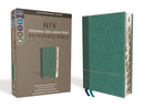 NIV Personal Size Reference Bible Large Print, Thumb Indexed, Teal
