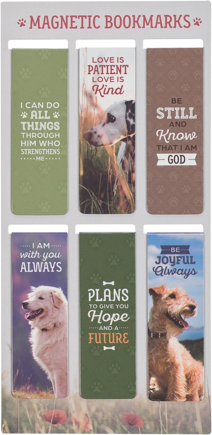 Pawsitive Encouragement Magnetic Bookmark Set