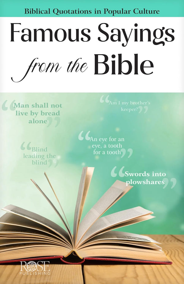 Famous Sayings from the Bible, Pamphlet