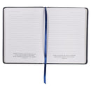 Wings Like Eagles Navy Blue Handy-sized Faux Leather Journal - Isaiah 40:31