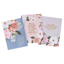 Affection Blue Floral Notebook Set, Set of 3 Notebooks
