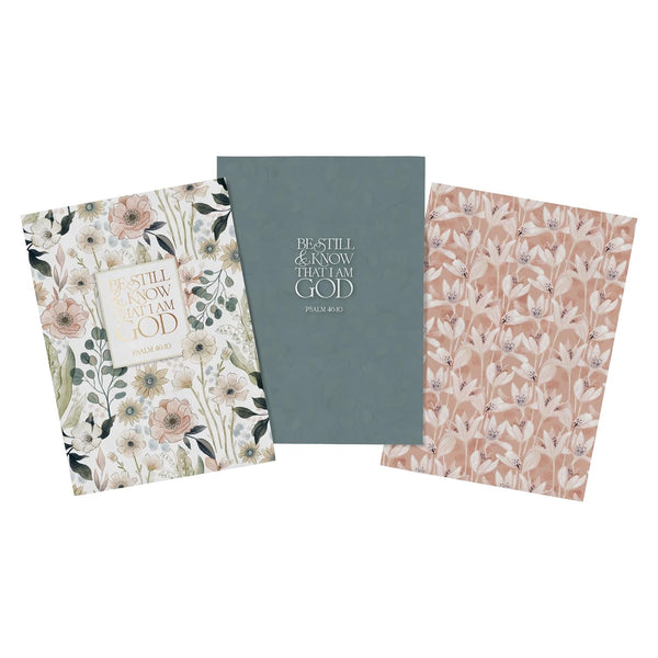 Be Still & Know, Set of 3 Notebooks