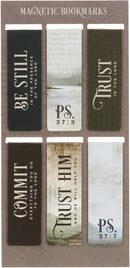 Still, Trust, Commit Nature Magnetic Bookmark Set - Psalm 37:3-7