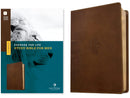 NLT Courage For Life Study Bible for Men, Brown