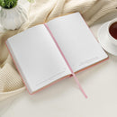 Hope and a Future Pink Bloom Faux Leather Classic Journal - Jeremiah 29:11