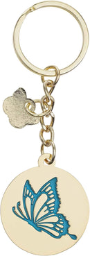 Live by Faith Metal Key Ring