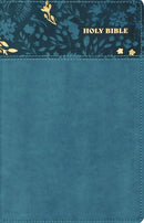 NASB Large Print Personal Size Bible, Teal Leathersoft