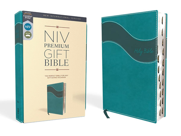 NIV Premium Gift Bible, Teal, Indexed