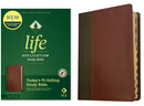 NLT Life Application Study Bible, Indexed, Brown