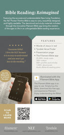 NLT Pocket Thinline Bible, Pink Floral